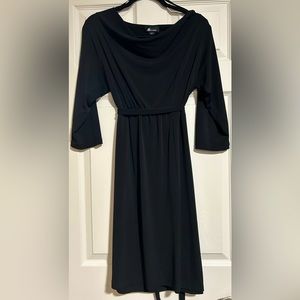 AB Studio Women’s Black Dress With Tie Waist Size: M
